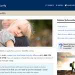 Social Security Survivors Benefits / ソーシャル・セキュリティ・サバイバー・ベネフィット