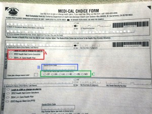Medi-Cal Choice Form2